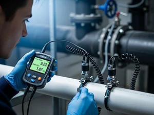 Гидравлические замеры расхода теплоносителя или холодоносителя в системе отопления и охлаждения в Краснодаре
