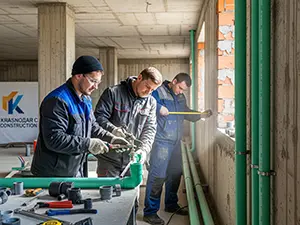 Монтаж полипропиленовых труб PPR в Краснодаре