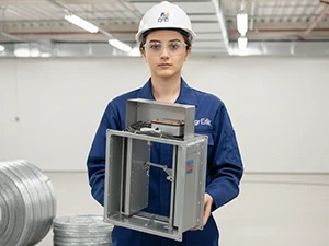 Огнезадерживающий, противодымный клапан, монтаж ОЗК, КДМ